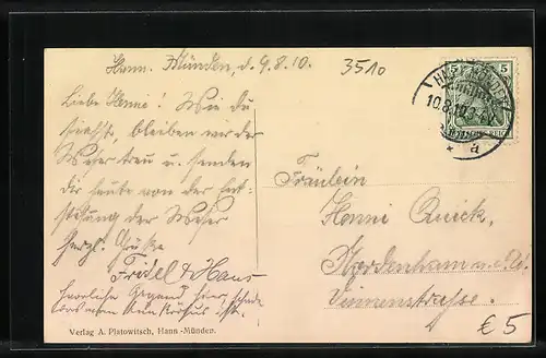 AK Hann.-Münden, Der Weserblick