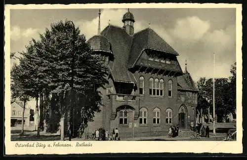 AK Burg a. Fehmarn, Ostseebad, Rathaus