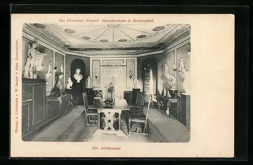 AK Rechtenfleth, Antikensaal in Hermann Allmers' Marschenheim