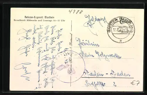 AK Wartstein, Teilansicht