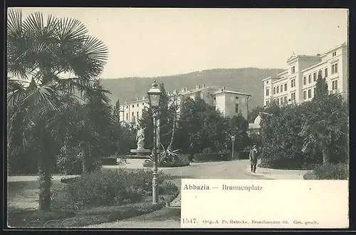 AK Abbazia, Brunnenplatz