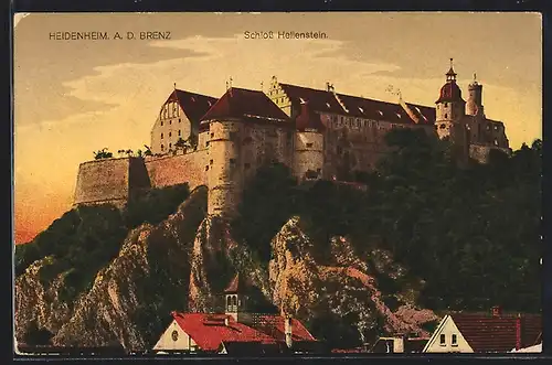 AK Heidenheim, Blick auf Schloss Hellenstein