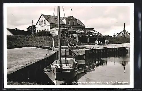 AK Horumersiel-Schillig i. O., Nordseebad, Strandhotel