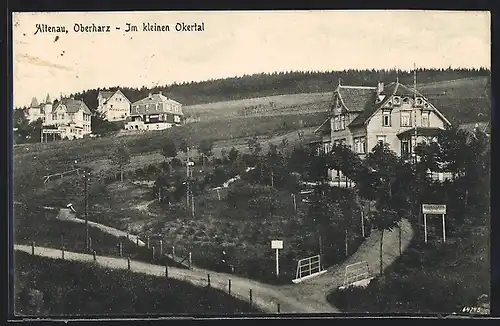 AK Altenau /Oberharz, Im kleinen Okertal