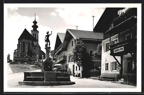 AK Sankt Veit im Pongau, Blick zur Kirche