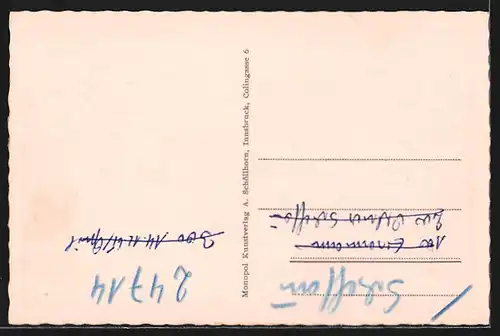 AK Sankt Koloman, Ortsansicht gegen Trattberg