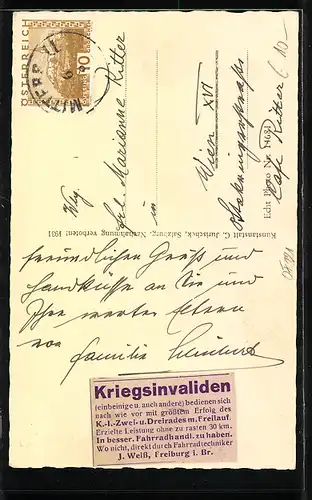 AK Mittersill, Pass-Thurnerstrasse g. d. Pilhapper