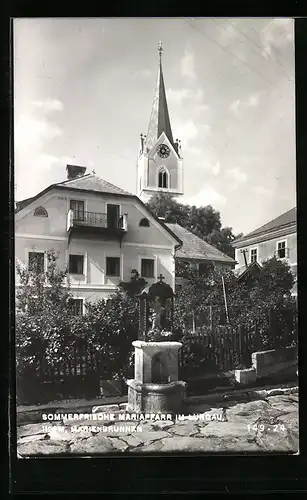 AK Mariapfarr im Lungau, Am Marienbrunnen