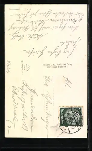 AK Radstadt, Ortsansicht mit Kirchturm