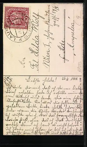 AK Radstadt, Ortsansicht bei Dämmerung