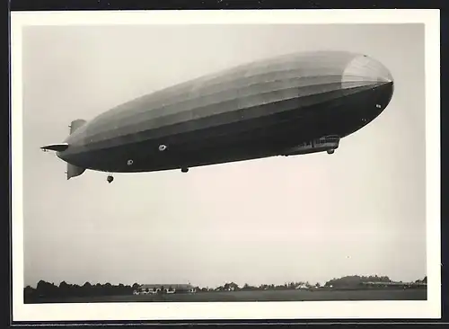 AK Luftschiff Graf Zeppelin LZ 127 auf seinem Deutschlandflug