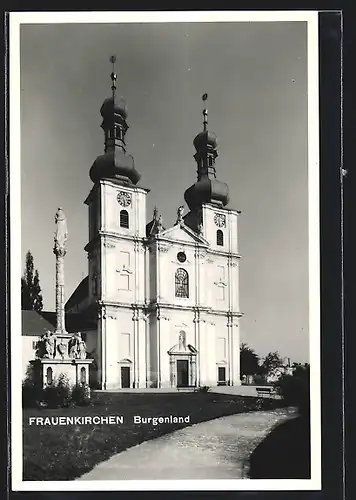 AK Frauenkirchen, Blick auf Kircheneingang
