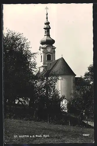 AK St. Martin a. d. Raab, Blick auf die Kirche