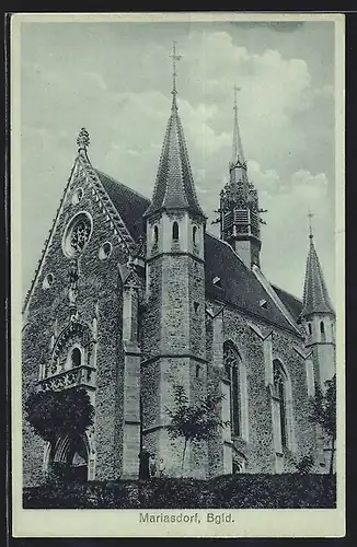 AK Mariasdorf, Blick auf die Kirche