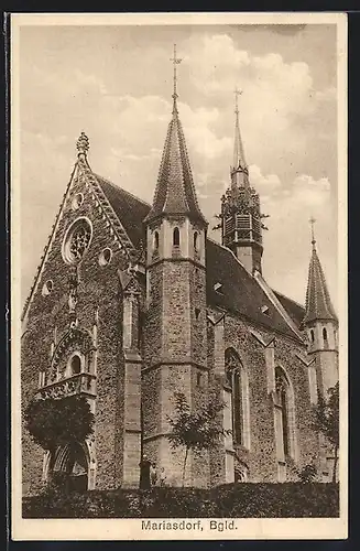 AK Mariasdorf, Ansicht der Kirche