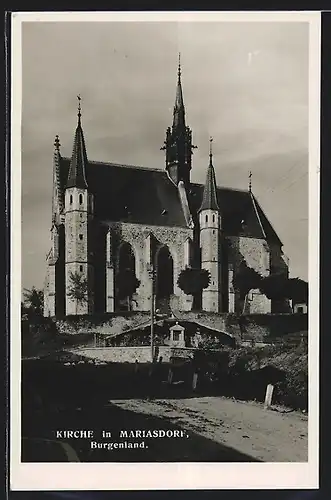 AK Mariasdorf, Teilansicht der Kirche