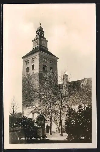 AK Schlaining, Blick auf Schlossturm