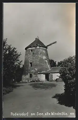 AK Podersdorf am See, An der alten Windmühle