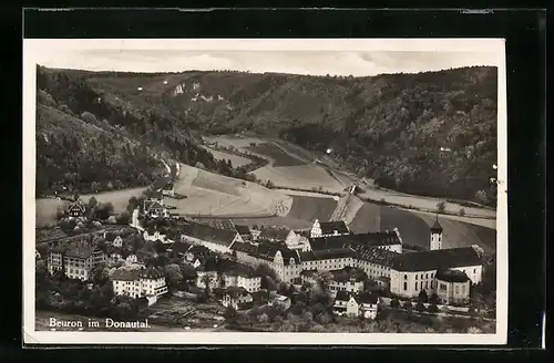 AK Beuron im Donautal, Blick zum Kloster