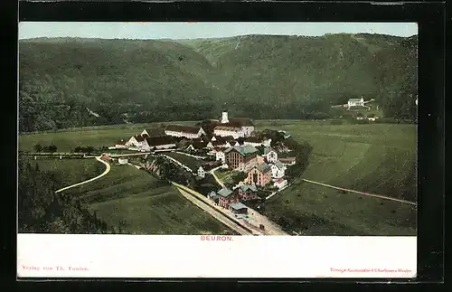 AK Beuron, Blick auf das Kloster
