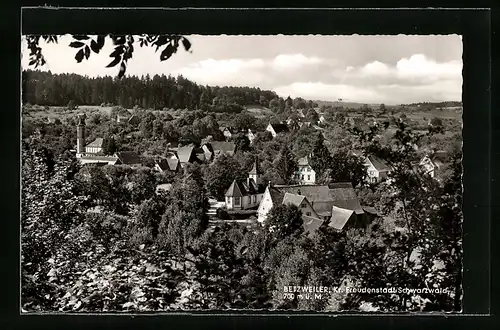 AK Betzweiler /Kr. Freudenstadt /Schwarzwald, Teilansicht mit Kirche