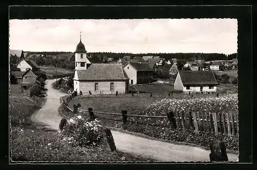 AK Besenfeld im Schwarzw., Weg zur Kirche