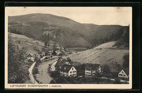 AK Schönmünzach i. Murgtal, Panorama