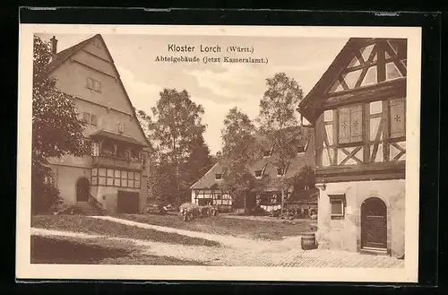 AK Kloster Lorch /Württ., Am Abteigebäude, jetzt Kameralamt