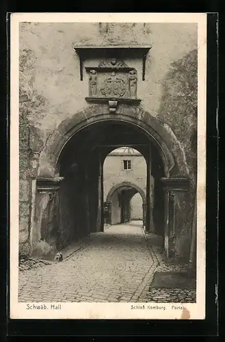 AK Schwäbisch Hall, Schloss Komburg, Portal