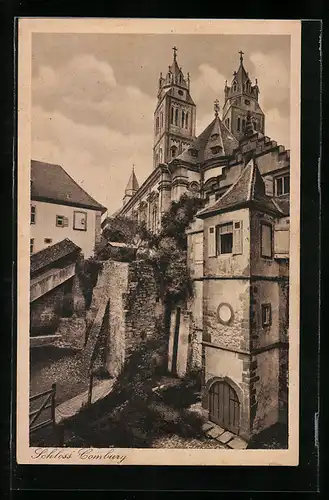 AK Schloss Comburg b. Schwäb Hall, Am Baptisterium