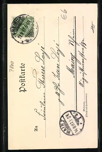 AK Freiburg i. B., Blick auf das Münster