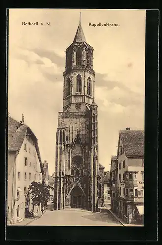 AK Rottweil a. N., Blick auf die Kapellenkirche