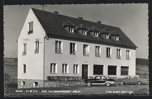 AK Bad Tatzmannsdorf, Hotel Haus Simon