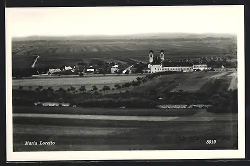 AK Maria-Loretto, Teilansicht mit Kirche