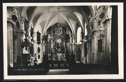 AK Loretto, Kirche, Innenansicht