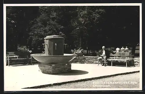 AK Bad Tatzmannsdorf, Trinkbrunnen