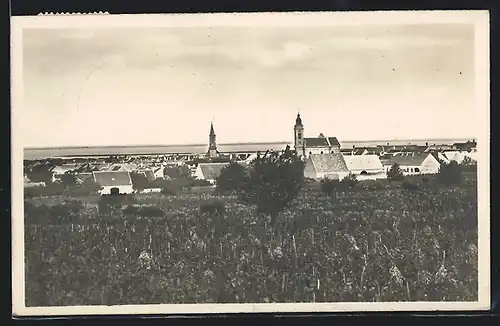 AK Rust am Neusiedlersee, Teilansicht mit Kirche