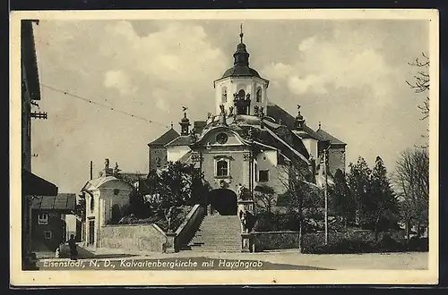 AK Eisenstadt /Burgenland, Kalvarienbergkirche mit Haydngrab