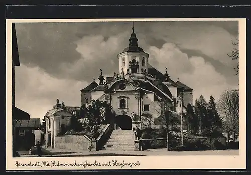 AK Eisenstadt, Kalvarienbergkirche mit Haydngrab