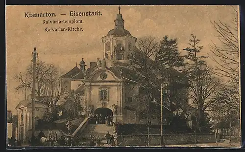 AK Eisenstadt /Kismarton, Kalvarien-Kirche