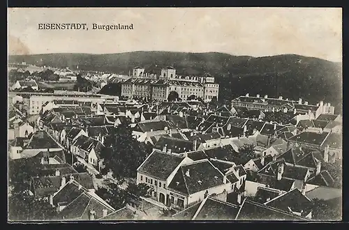 AK Eisenstadt, Blick über die Dächer der Stadt