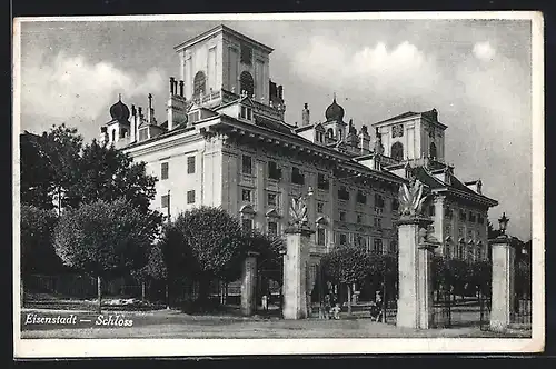 AK Eisenstadt, Blick zum Schloss