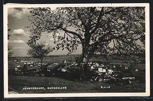 AK Jennersdorf, Ansicht der Ortschaft