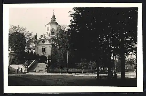 AK Eisenstadt, Ansicht der Kalvarienbergkirche