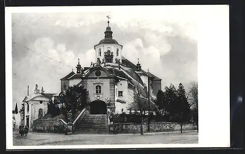 AK Eisenstadt, Die Haydnkirche, wo der Komponist begraben ist