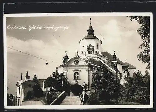 AK Eisenstadt, Anblick der Kalvarienbergkirche