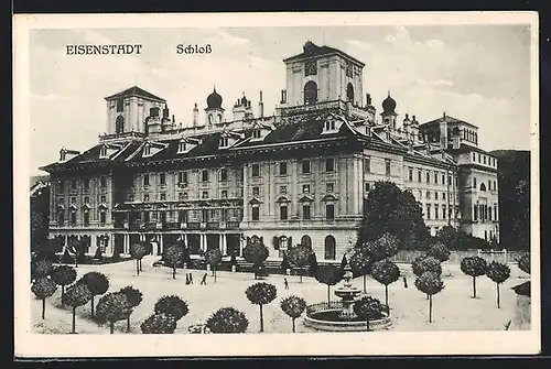 AK Eisenstadt, Blick auf das Schloss