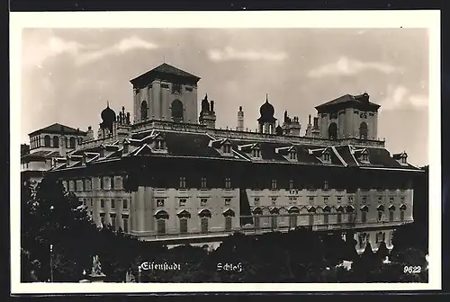 AK Eisenstadt, Anblick des Schlosses