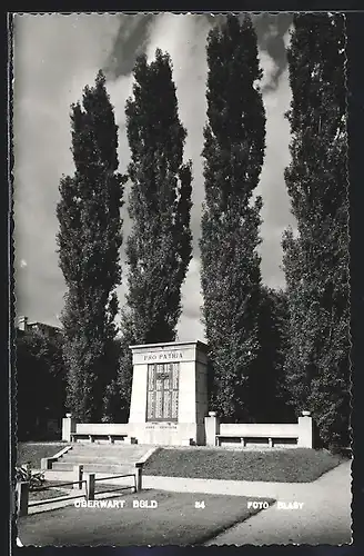 AK Oberwart, Kriegerdenkmal 1914-1918