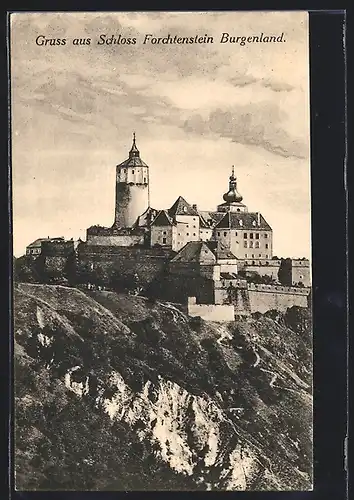 AK Forchtenstein, Blick zum Schloss